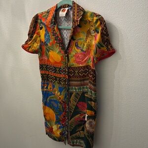 Anthropologie Farm Rio Grazia Mini Dress